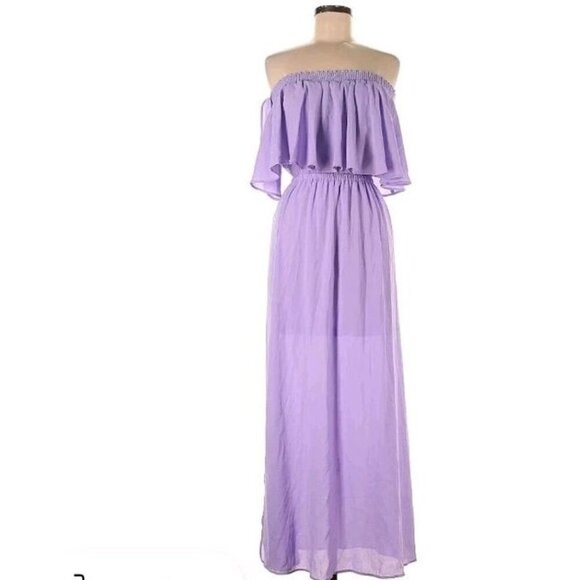 Perfectly Priscilla Dress Womens Xl Strapless Dress Boho Y2k Beach Coastal - Picture 1 of 1